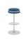 Contemporary Counter Height Stools White , Plastic Turtle Bar Stool Metal Legs supplier